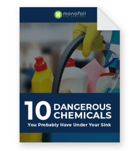 EBook cover: 10 Dangerous Chemicals You Probably Have Under Your Sink